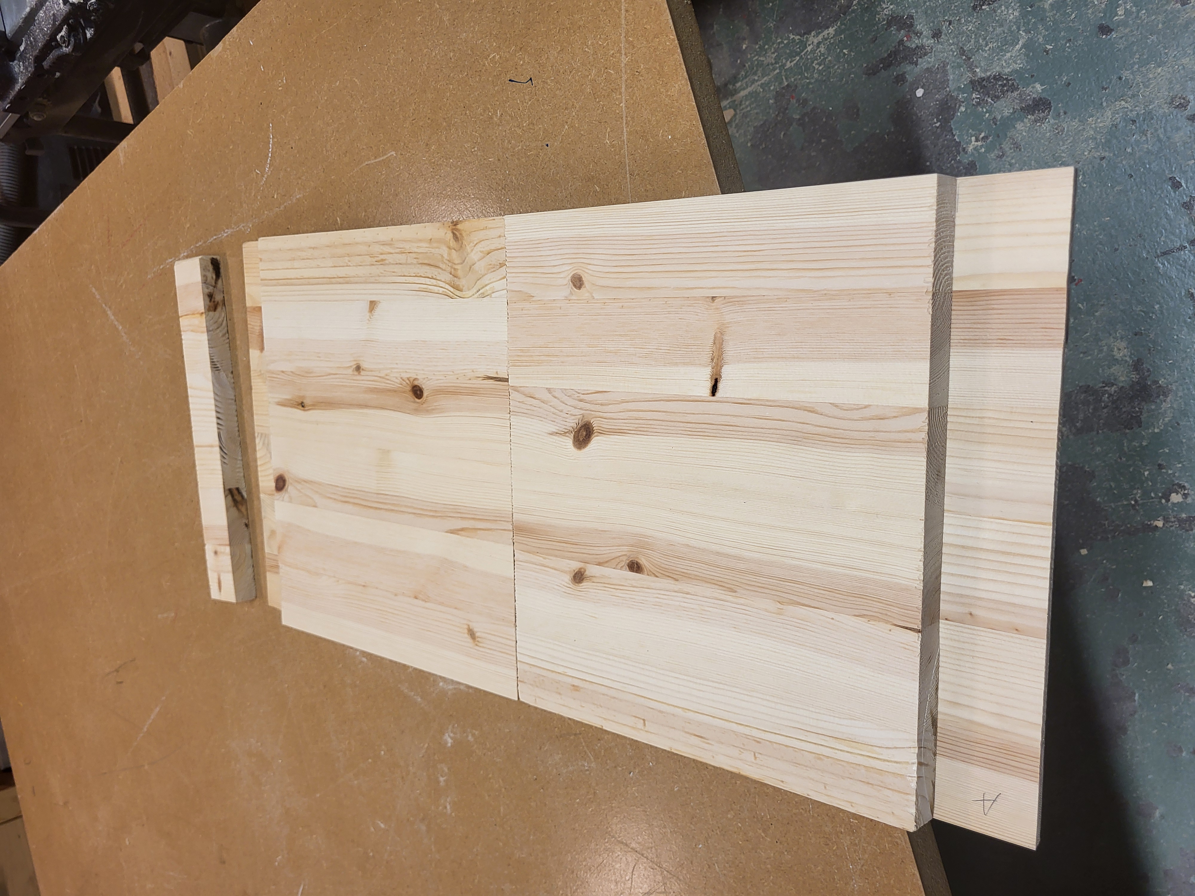 Laying out the surface