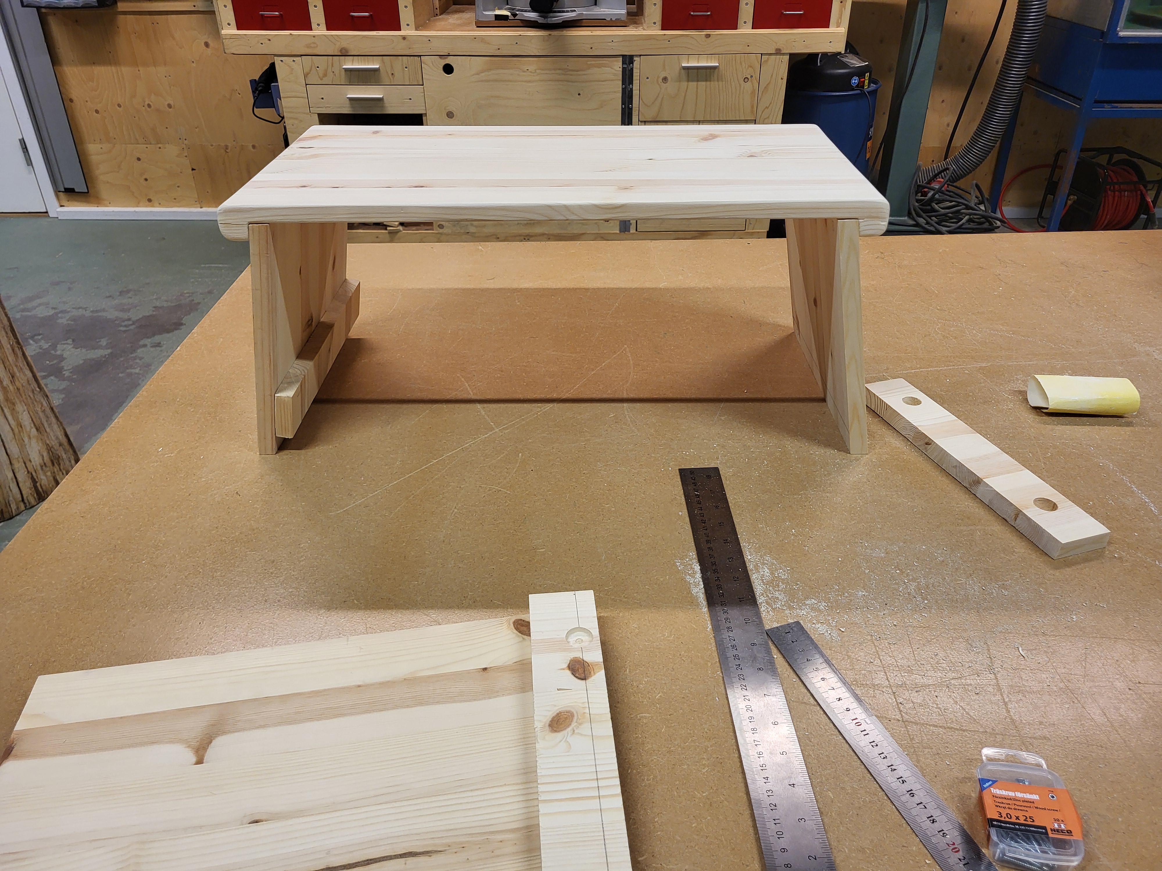 Top view for proportion check